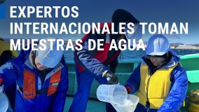 Japón: El OIEA toma muestras de agua con expertos de China, Corea y Suiza