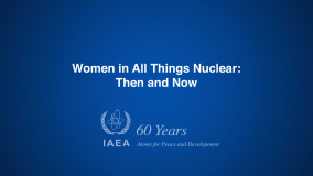 المرأة في كل المجالات النووية: كيف كانت وكيف أصبحت (باللغة الإنكليزية)