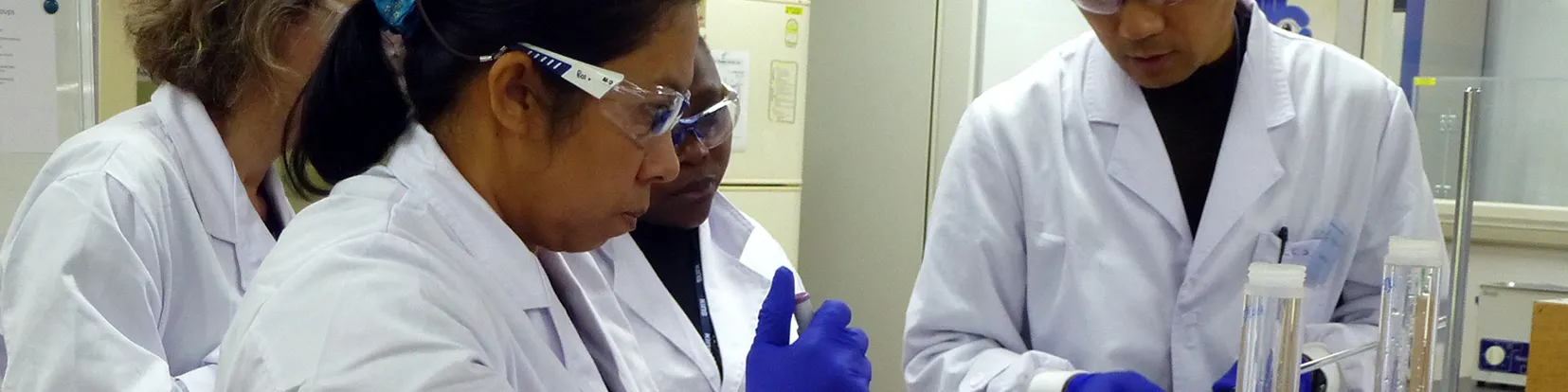 ALMERA training participants in South Korea